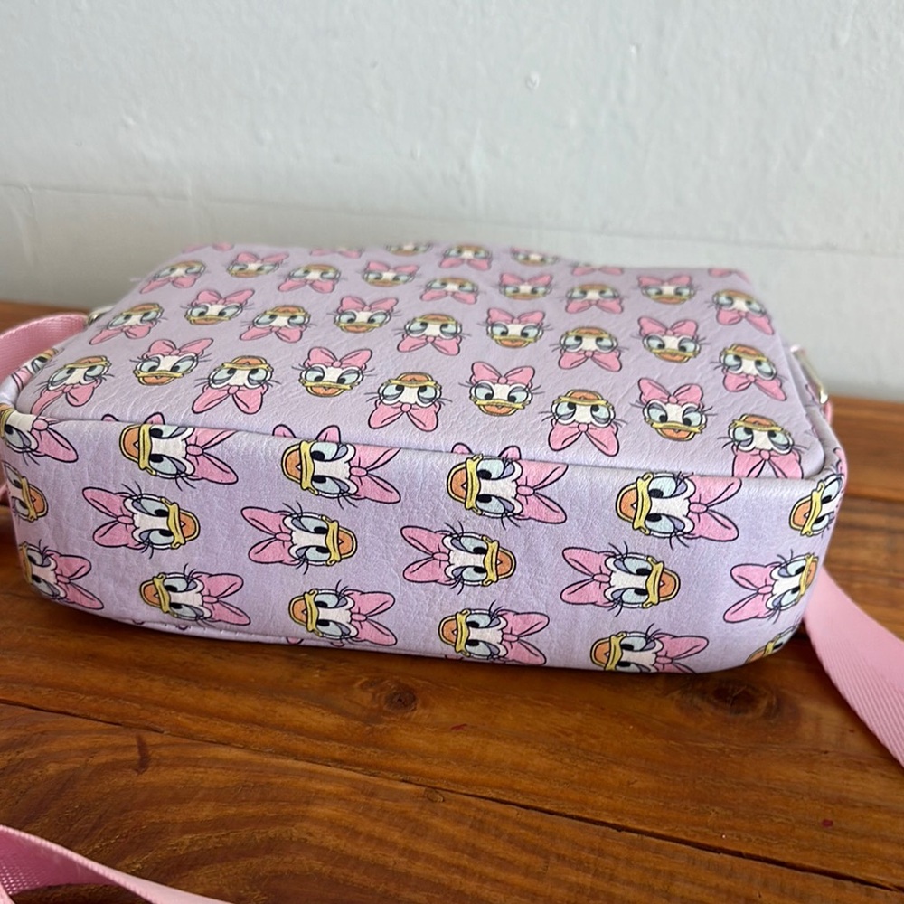 Pink Crossbody Bag with Cartoon Print - Picture 3 of 3
